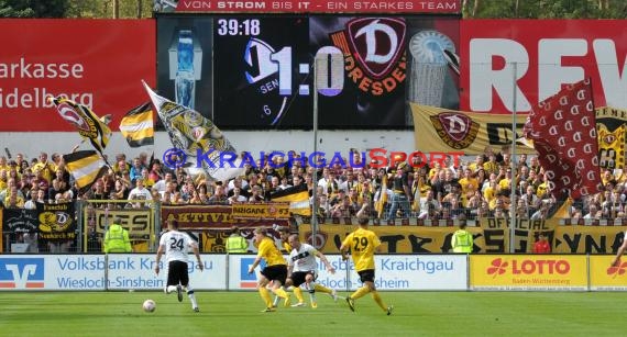 5. Spieltag 2. Bundesliga SV 1916 Sandhausen - SG Dynamo Dresden (© Kraichgausport / Loerz)